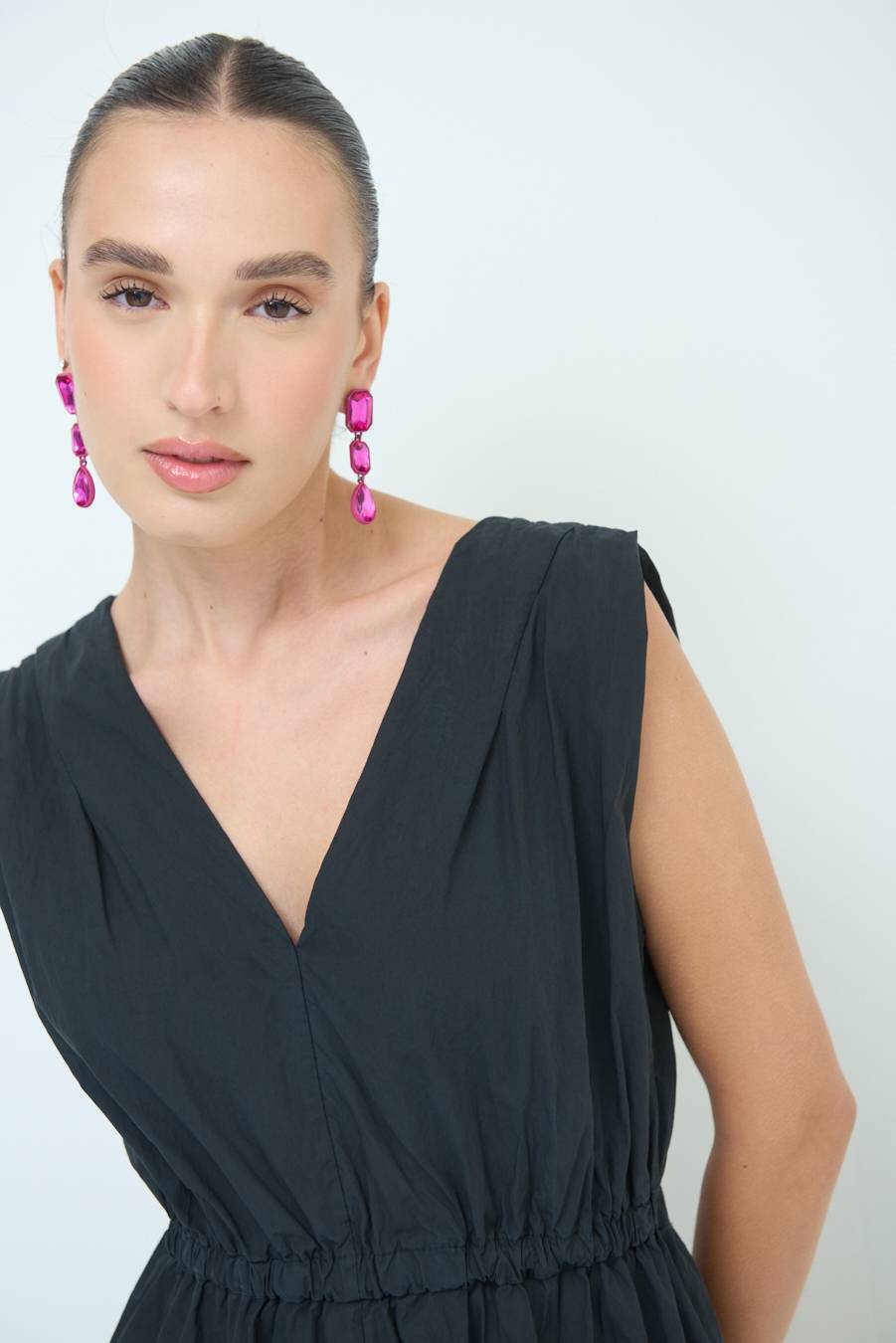 Kikisix ABITO MIDI CON ELASTICO NERO