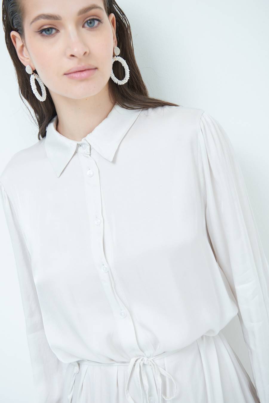 Kikisix ABITO RASO VISCOSA BEIGE