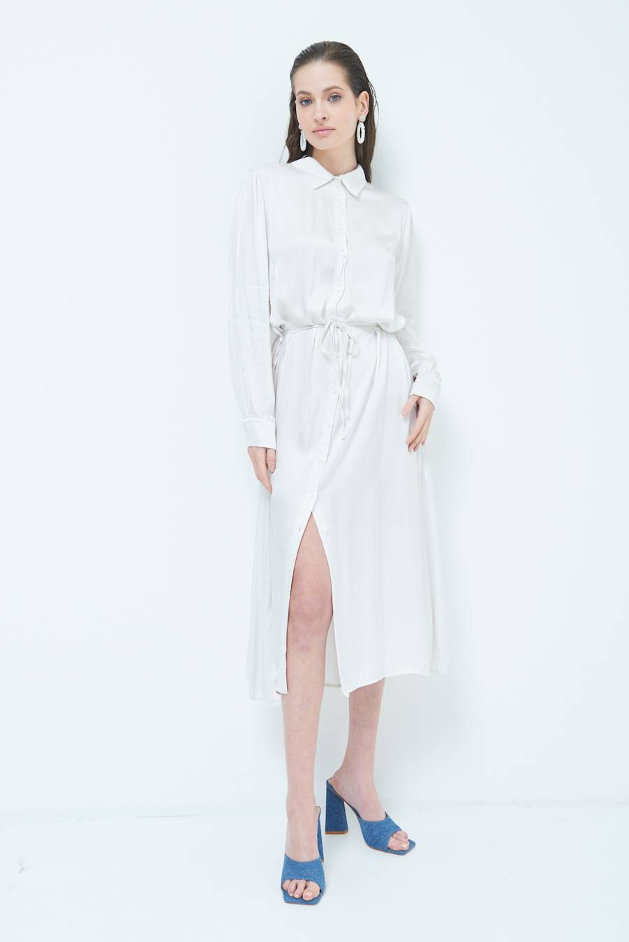 Kikisix ABITO RASO VISCOSA BEIGE