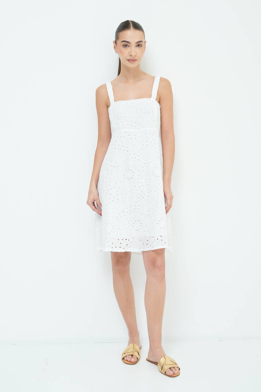 Kikisix ABITO S.GALLO CON ELASTICI DT BIANCO