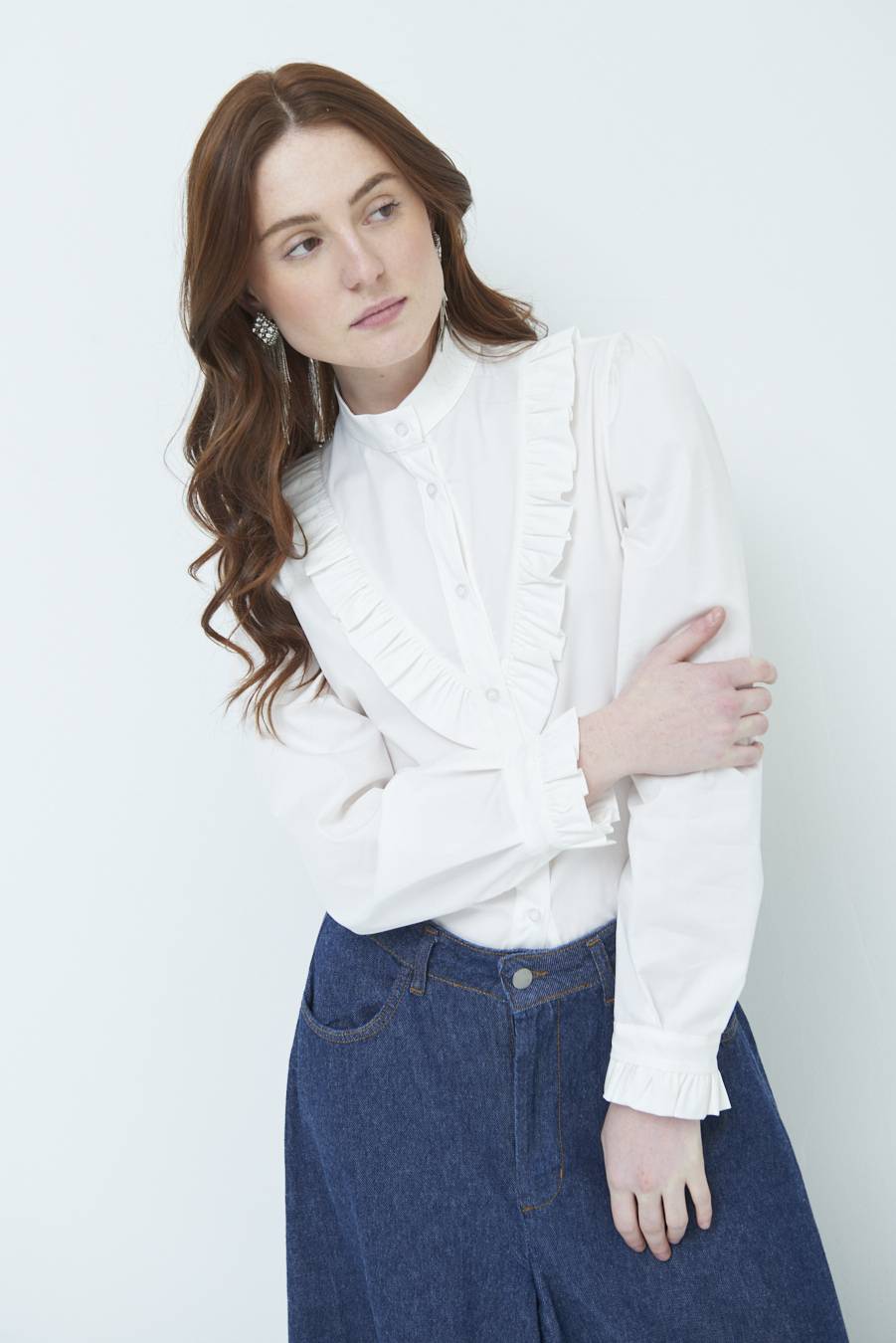 Kikisix CAMICIA CON ROUCHE BURRO