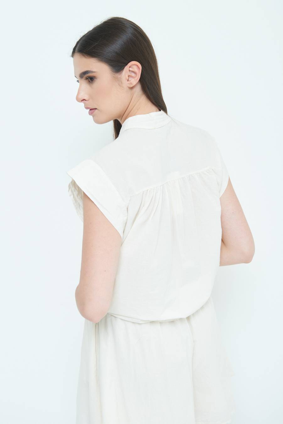 Kikisix CAMICIA SMANICATA CON NODO BURRO