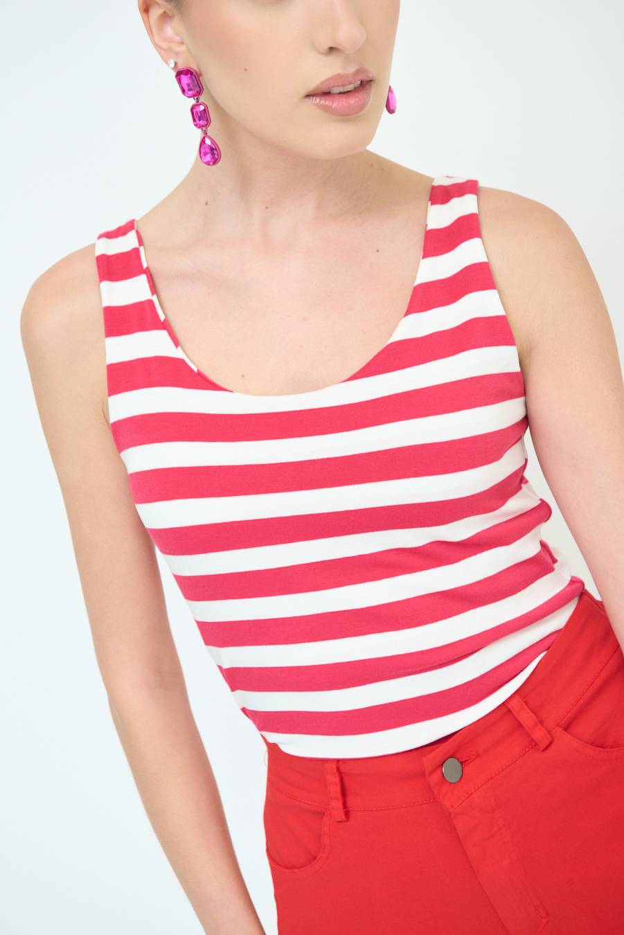 Kikisix CANOTTA RIG. FUXIA