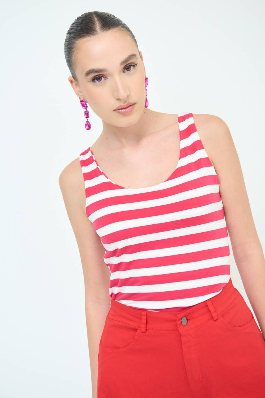 Kikisix CANOTTA RIG. FUXIA