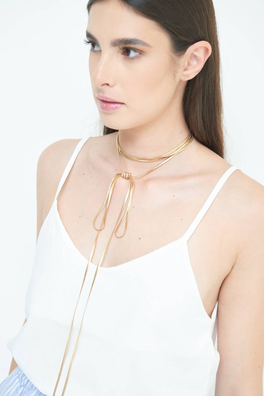 Kikisix CANOTTA SVASATA POPELINE BURRO