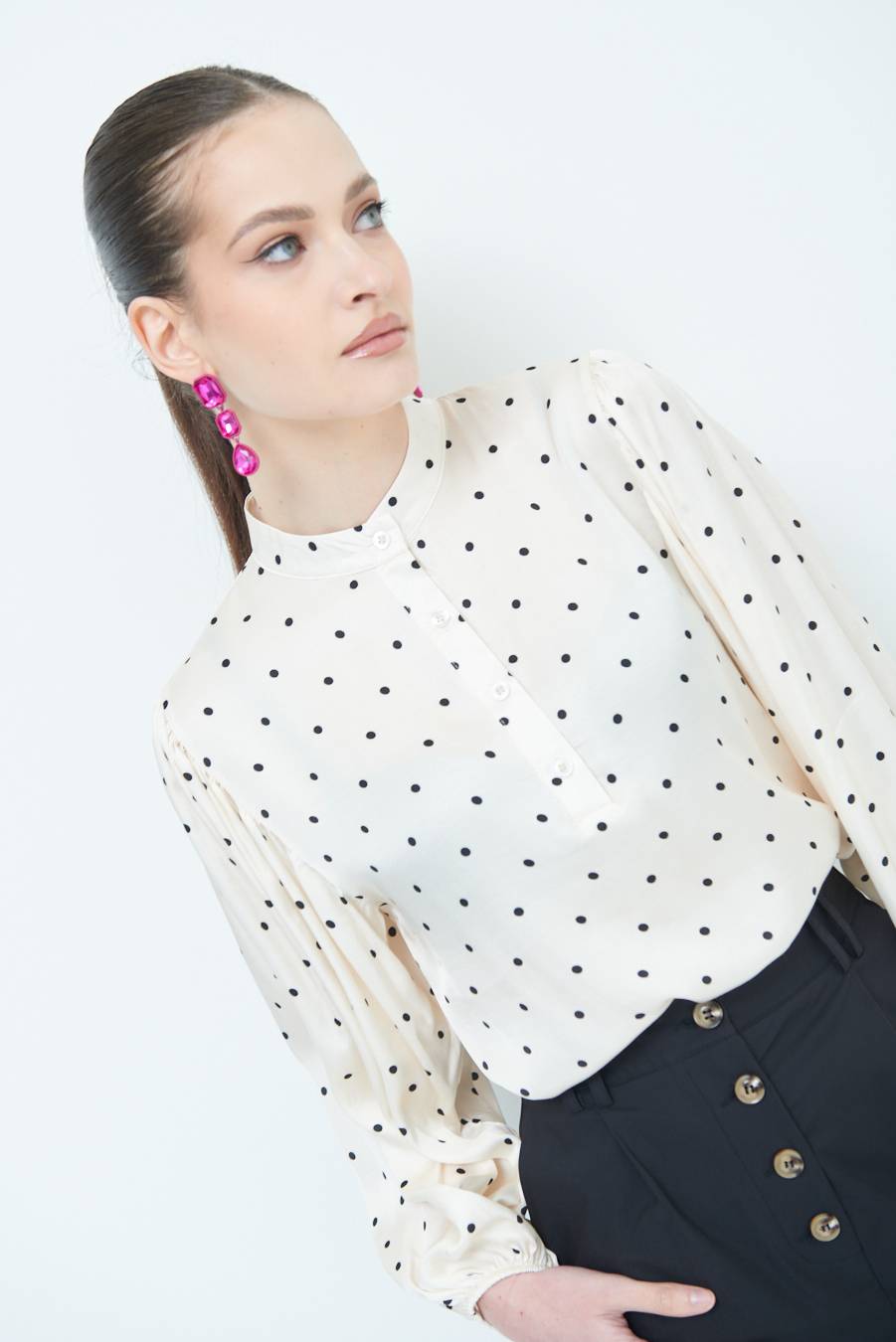 Kikisix CASACCA POIS RASO NERO