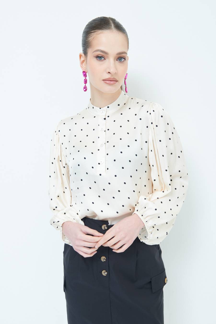 Kikisix CASACCA POIS RASO NERO