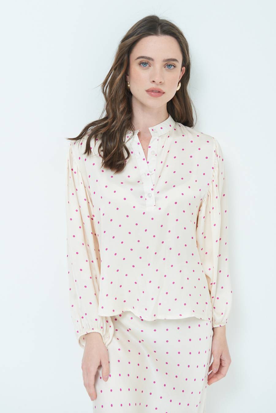 Kikisix CASACCA POIS RASO PRUGNA