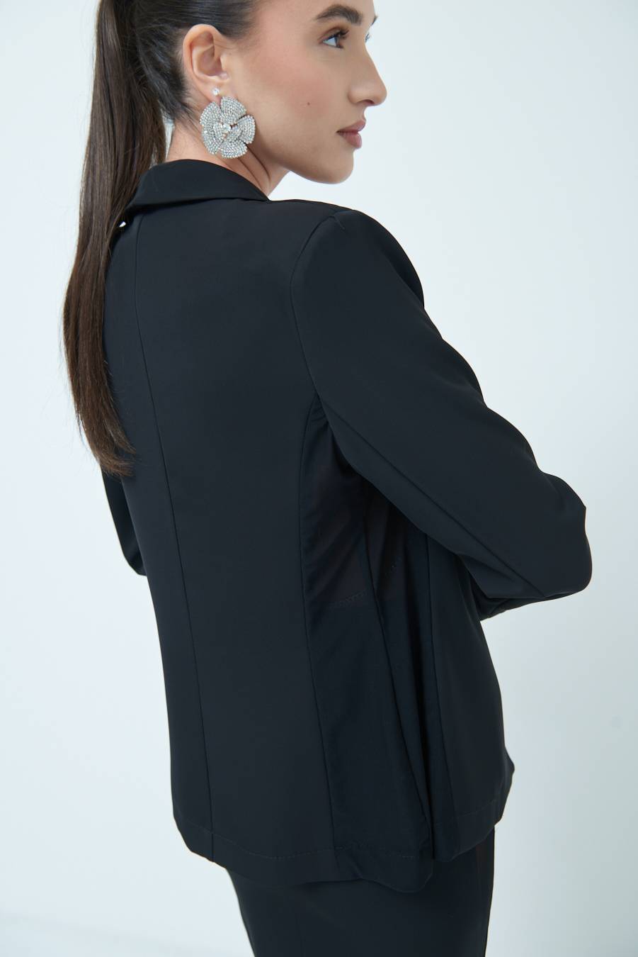 Kikisix GIACCA CADI+RETE NERO