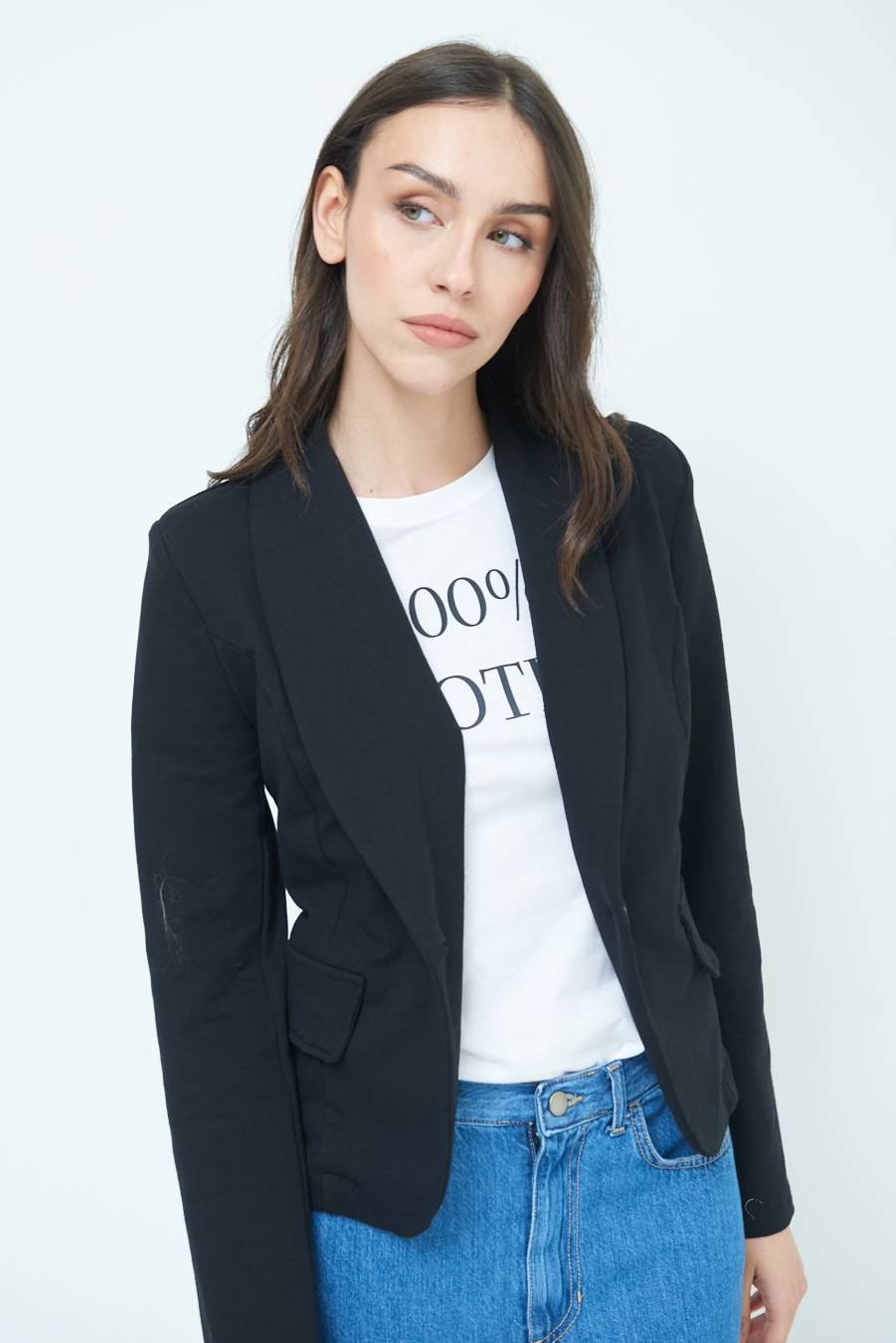 Kikisix GIACCA FELPA NERO