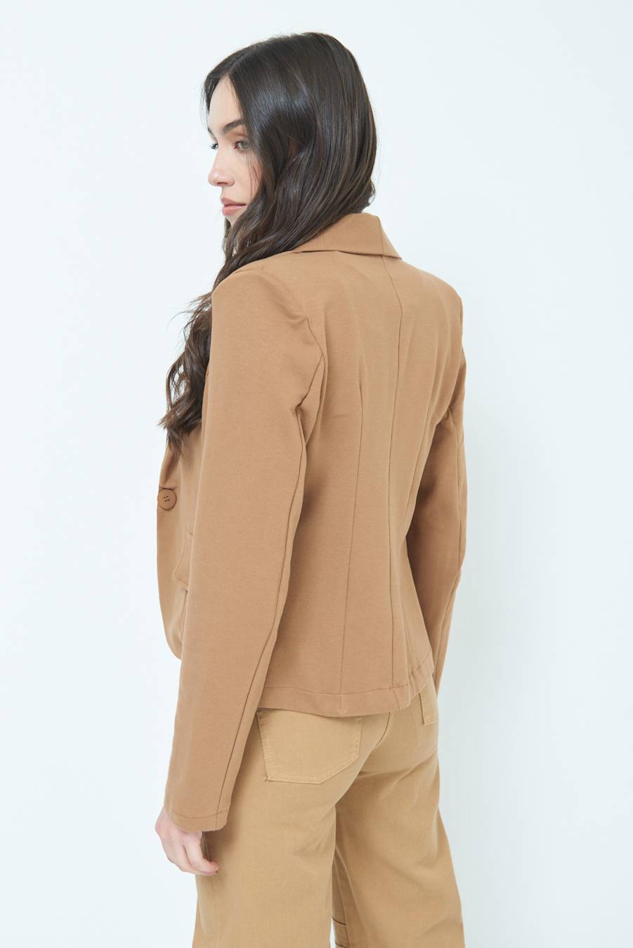 Kikisix GIACCA FELPA TABACCO