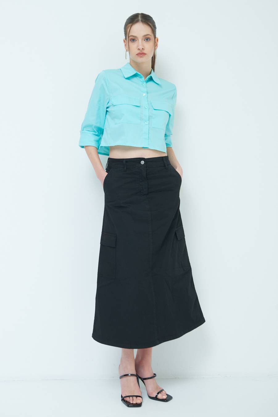 Kikisix GONNA CON TASCONI NERO