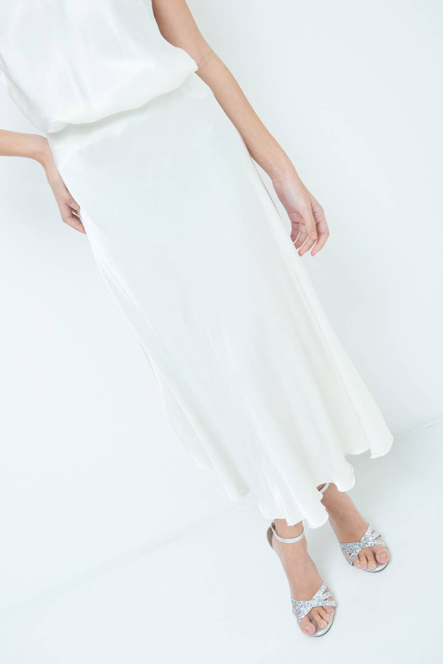 Kikisix GONNA RASO VISCOSA BURRO