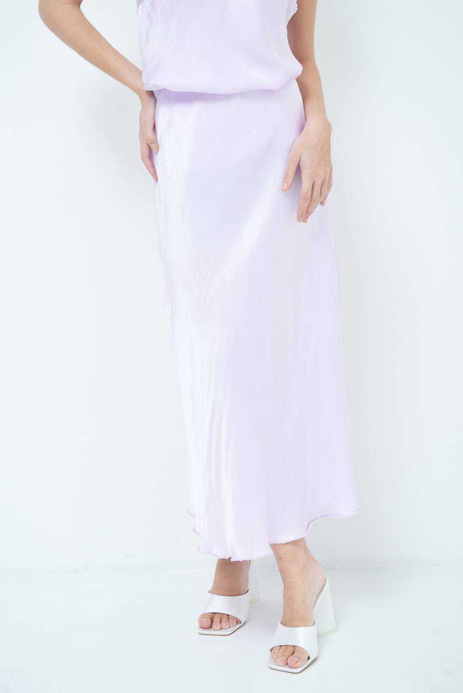 Kikisix GONNA RASO VISCOSA LILLA