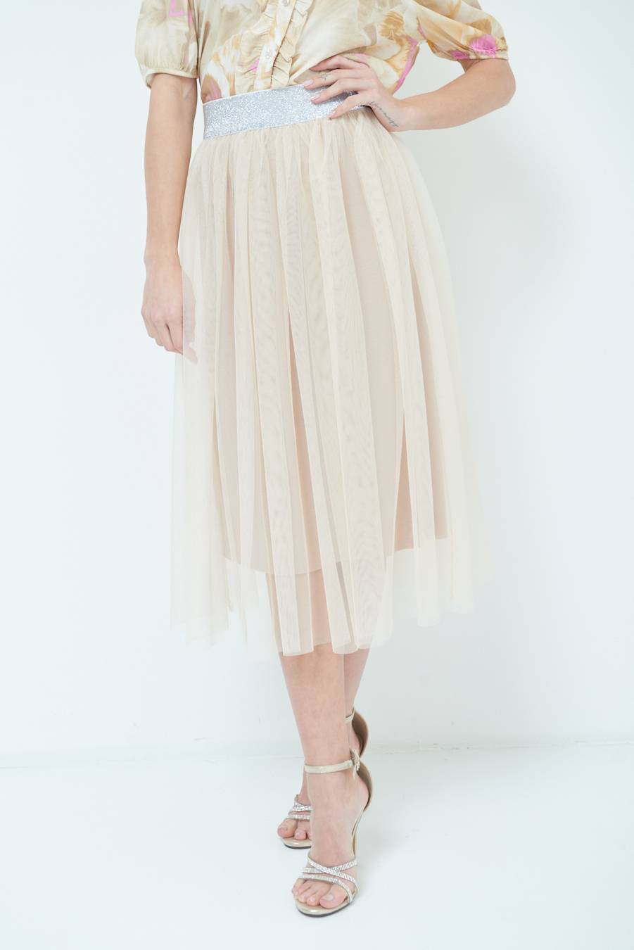 Kikisix GONNA TULLE BEIGE