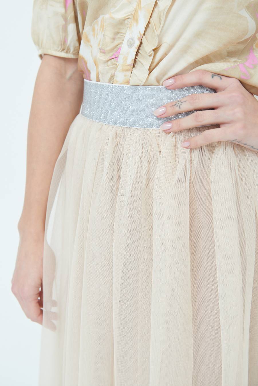 Kikisix GONNA TULLE BEIGE