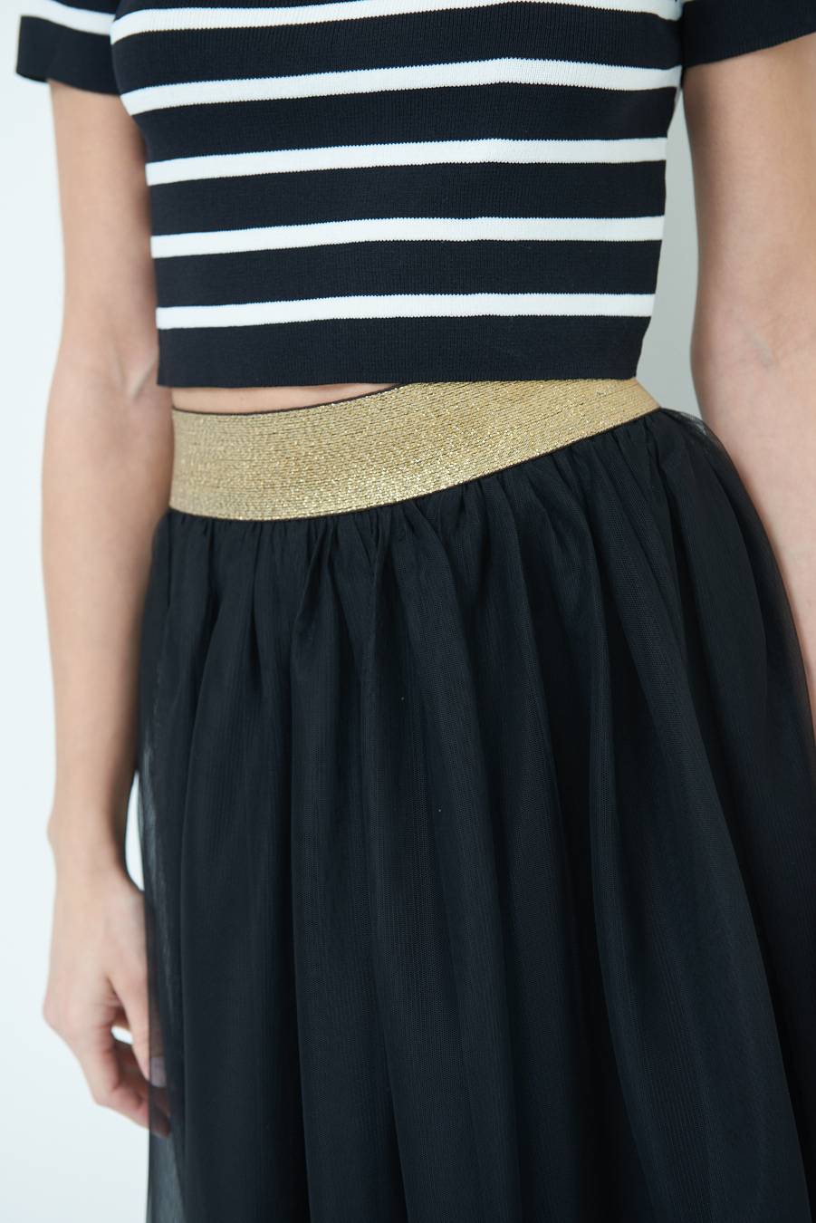 Kikisix GONNA TULLE NERO