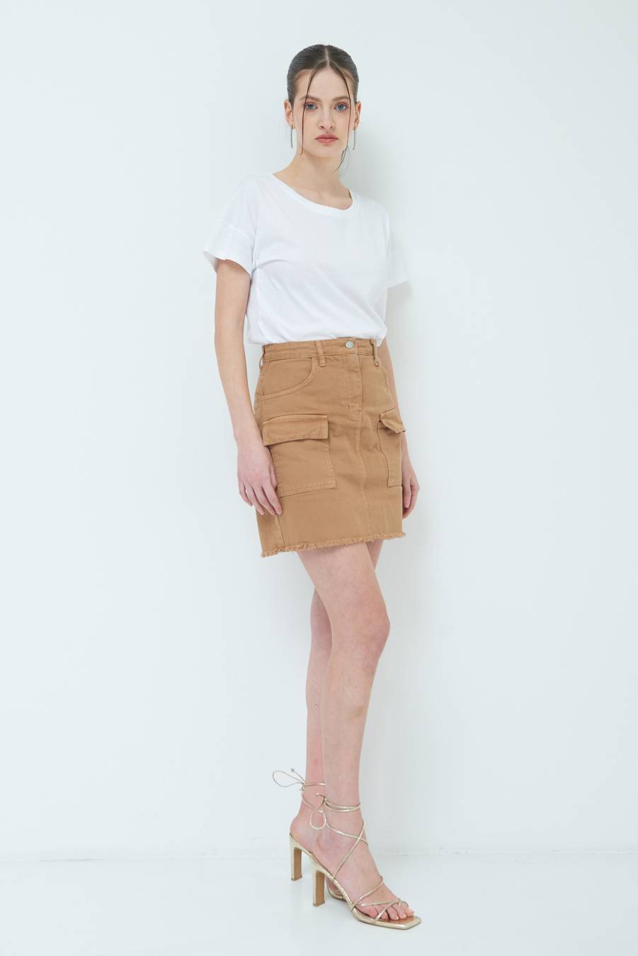 Kikisix MINIGONNA BEIGE