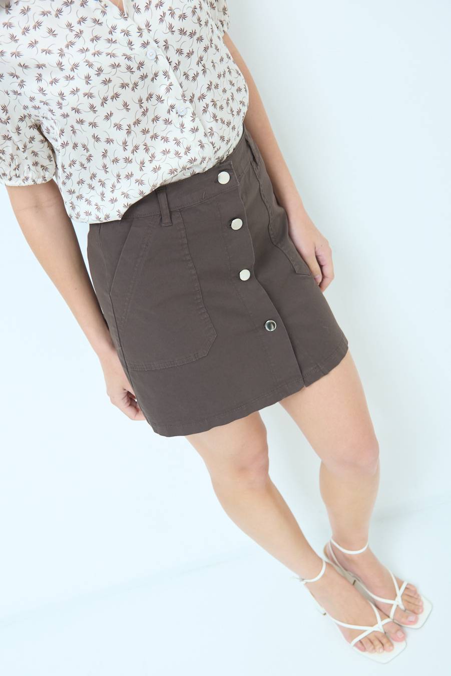 Kikisix MINIGONNA BOTTONI DV. MORO