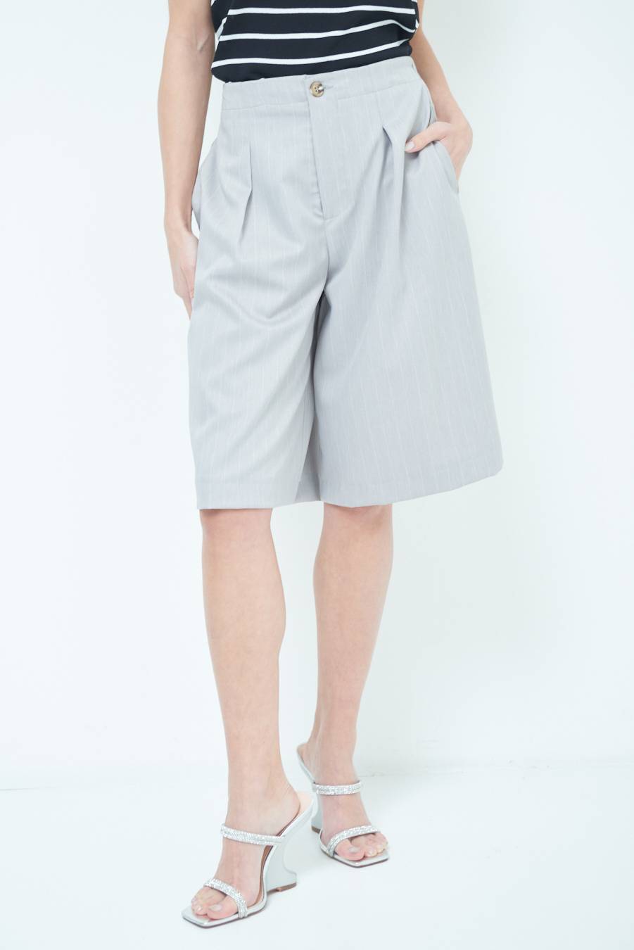 Kikisix PANTA GONNA 3/4 SILVER