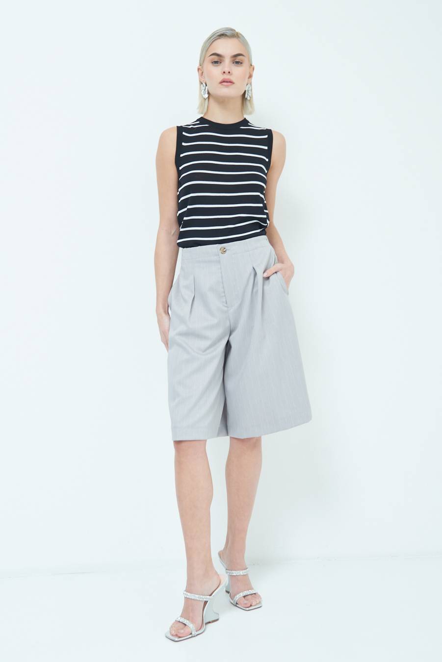 Kikisix PANTA GONNA 3/4 SILVER