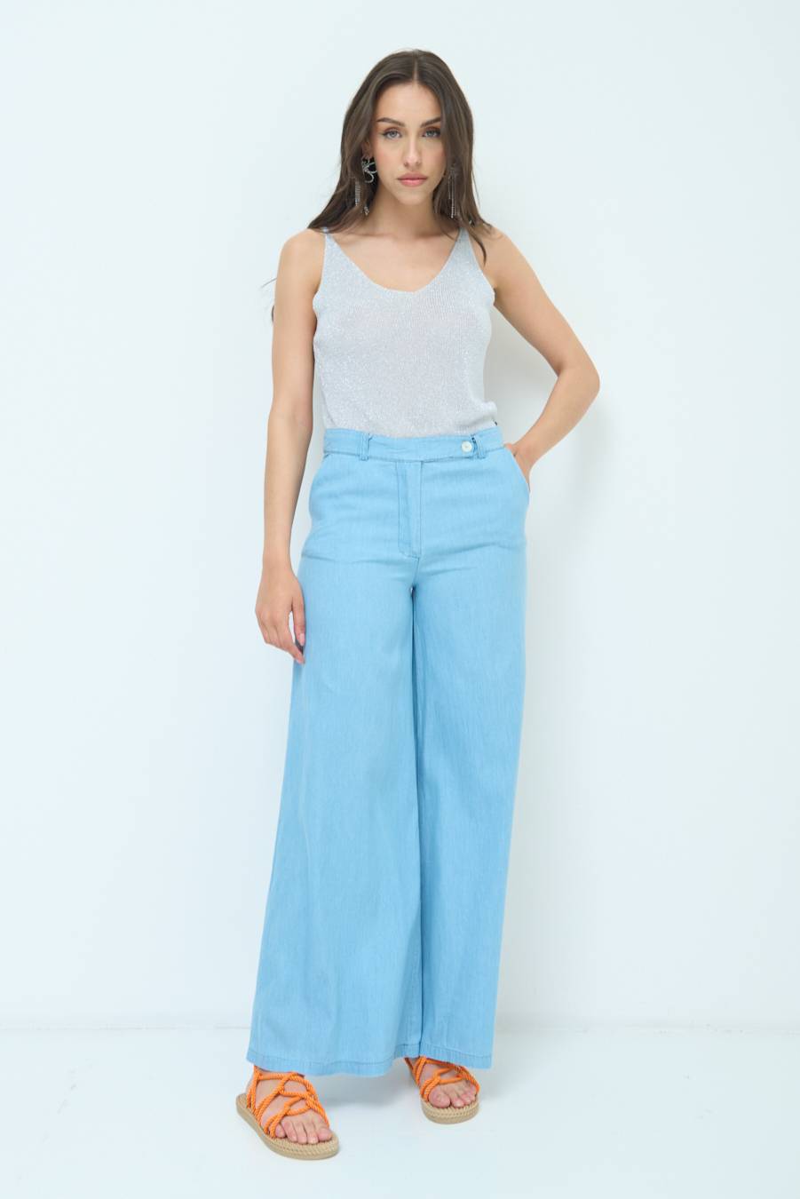 Kikisix PANTA ZAMPA MAXI BLU CHIARO