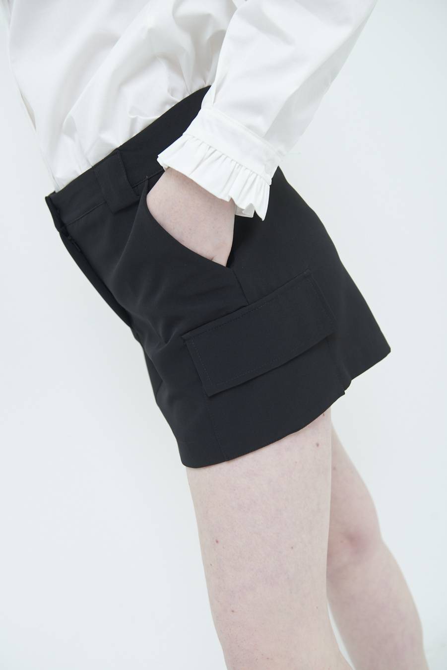 Kikisix PANTAGONNA CARGO CADI NERO