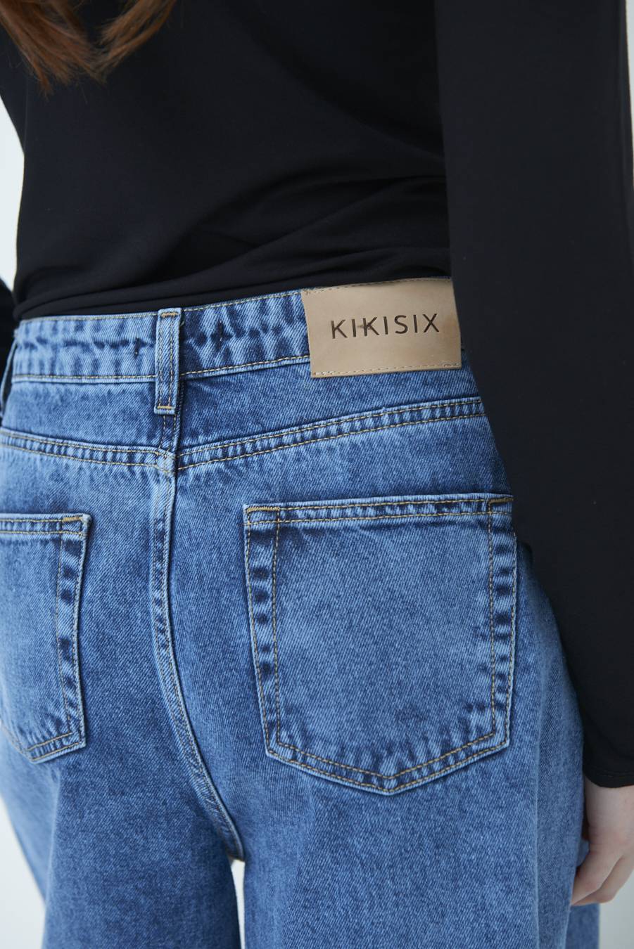 Kikisix PANTAGONNA MARMORIZZATO JEANS