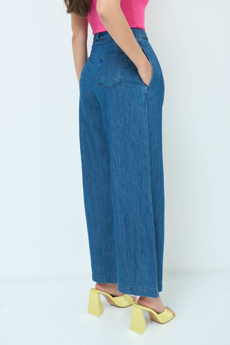 Kikisix PANTALONE CHAMBRAY PINCES JEANS