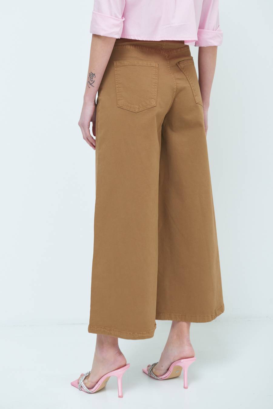 Kikisix PANTALONE/GONNA GABARDINA BEIGE