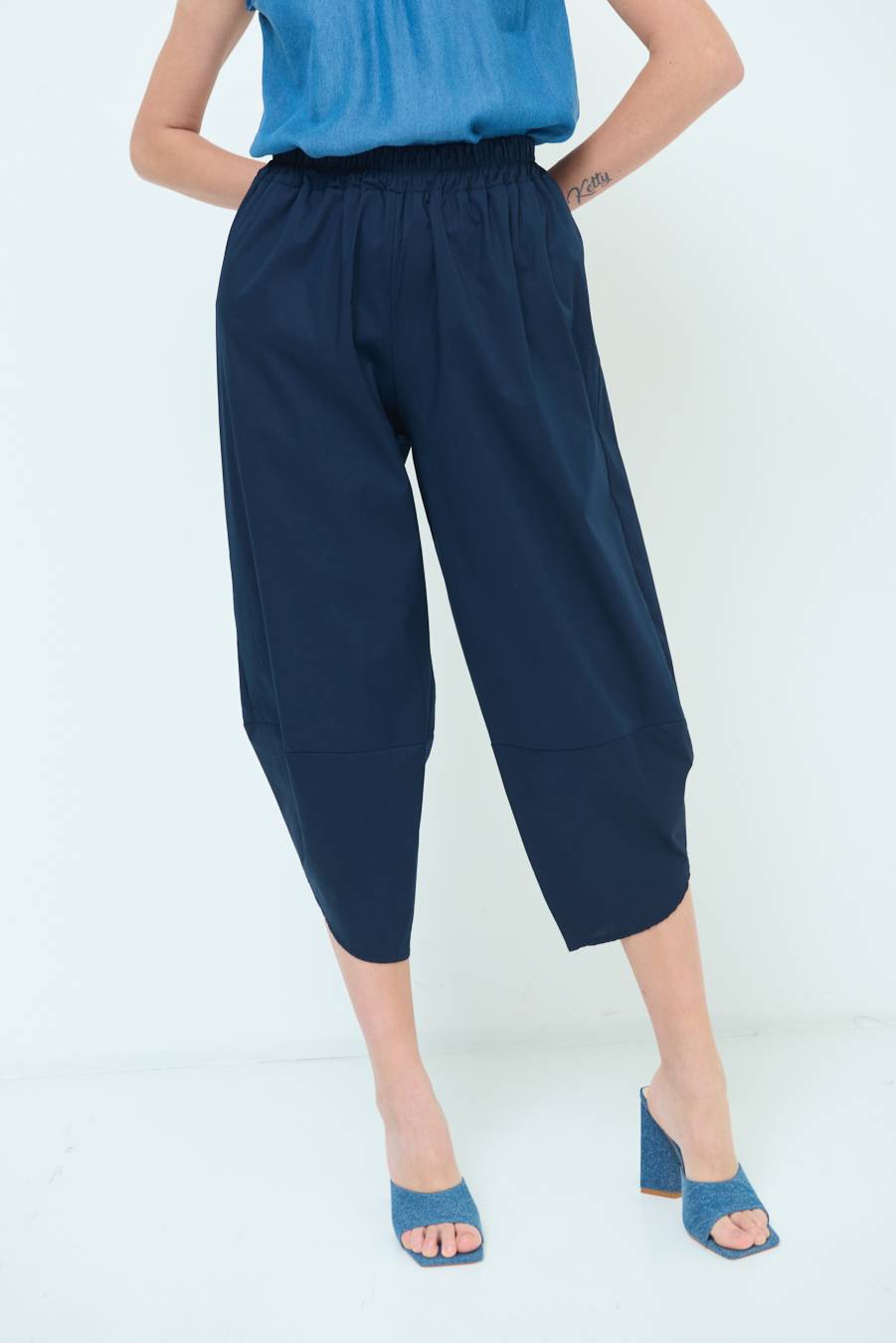 Kikisix PANTALONE OVER BLU