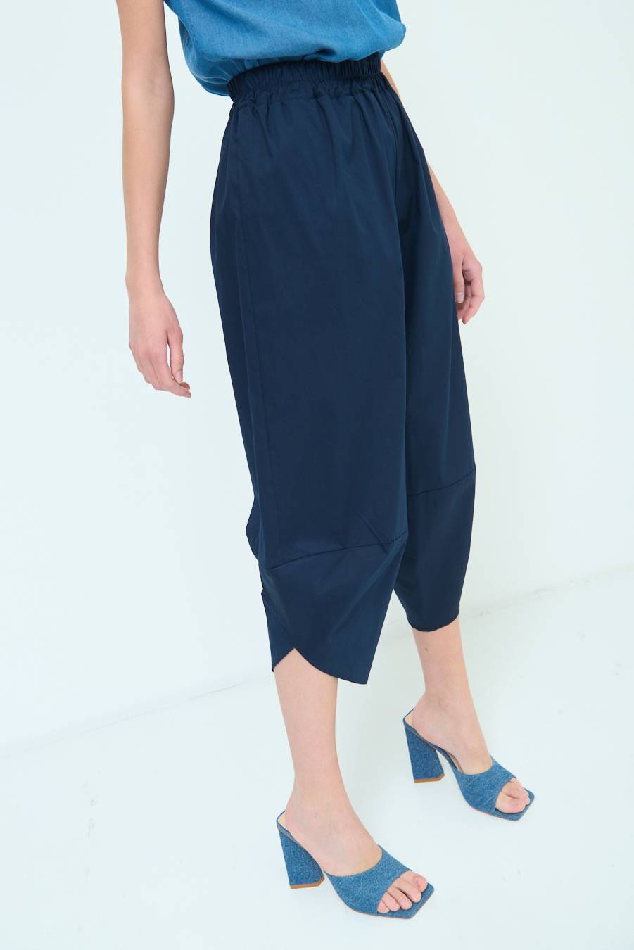 Kikisix PANTALONE OVER BLU