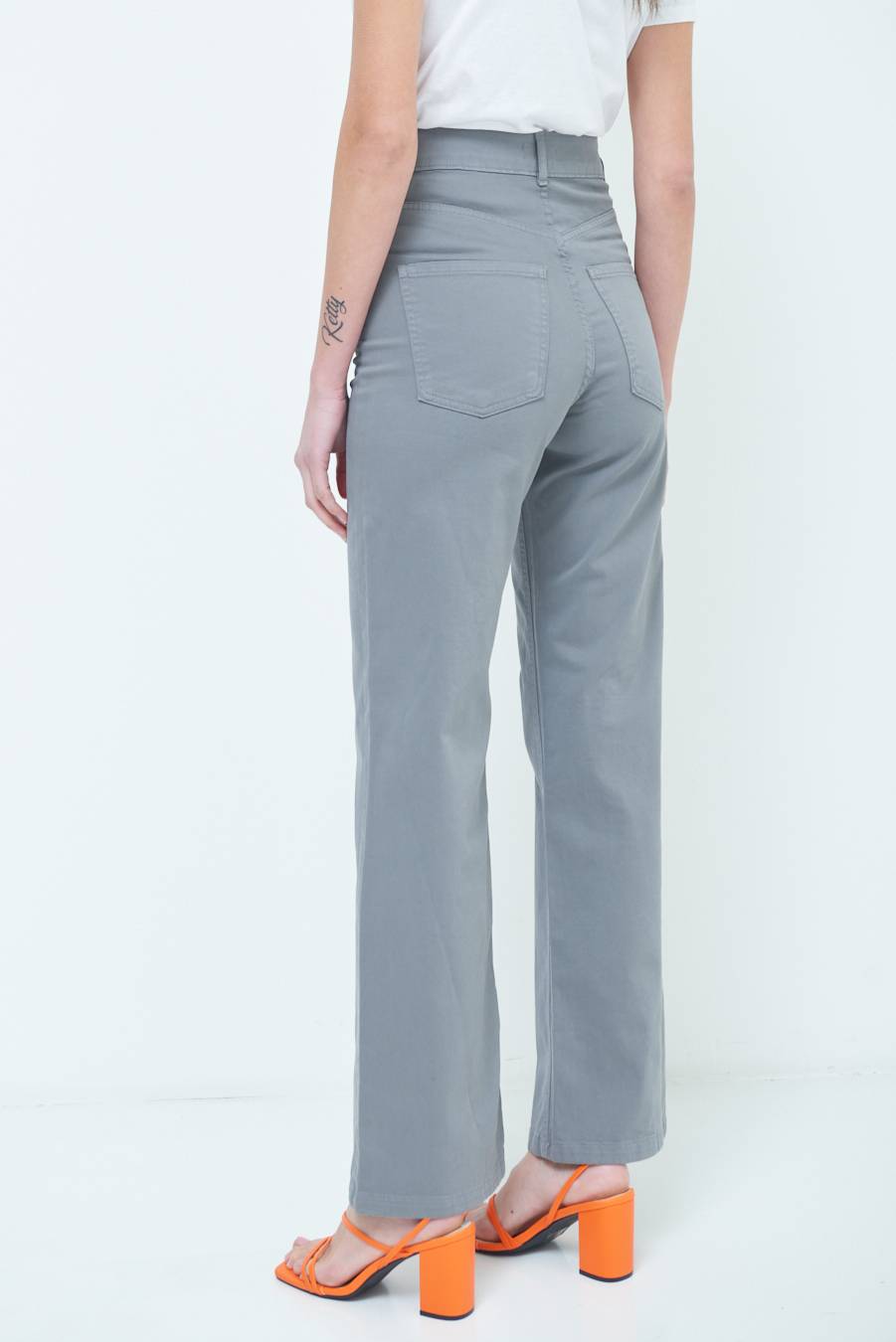 Kikisix PANTALONE PALAZZO GRIGIO
