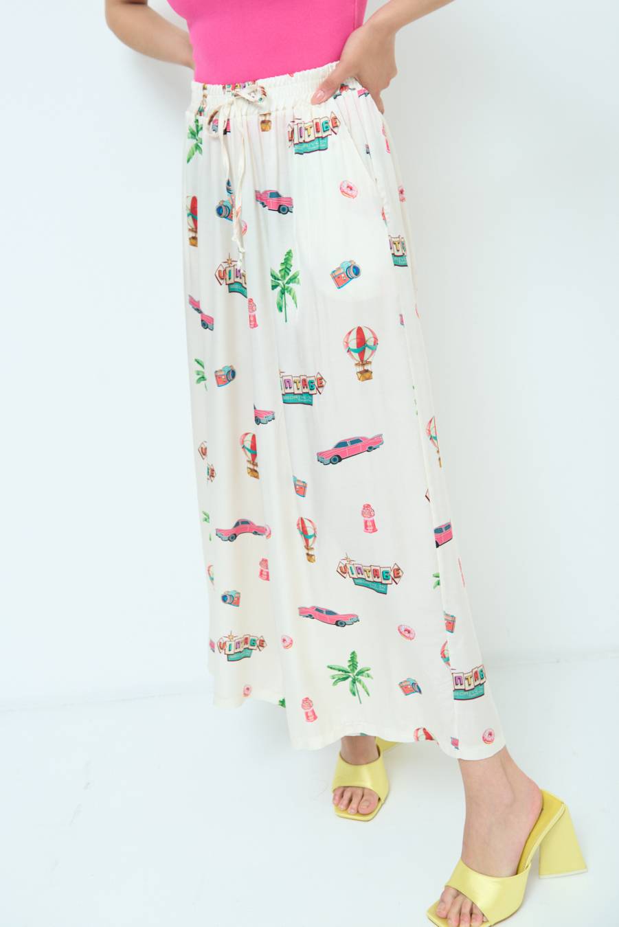 Kikisix PANTALONE PALAZZO PANNA