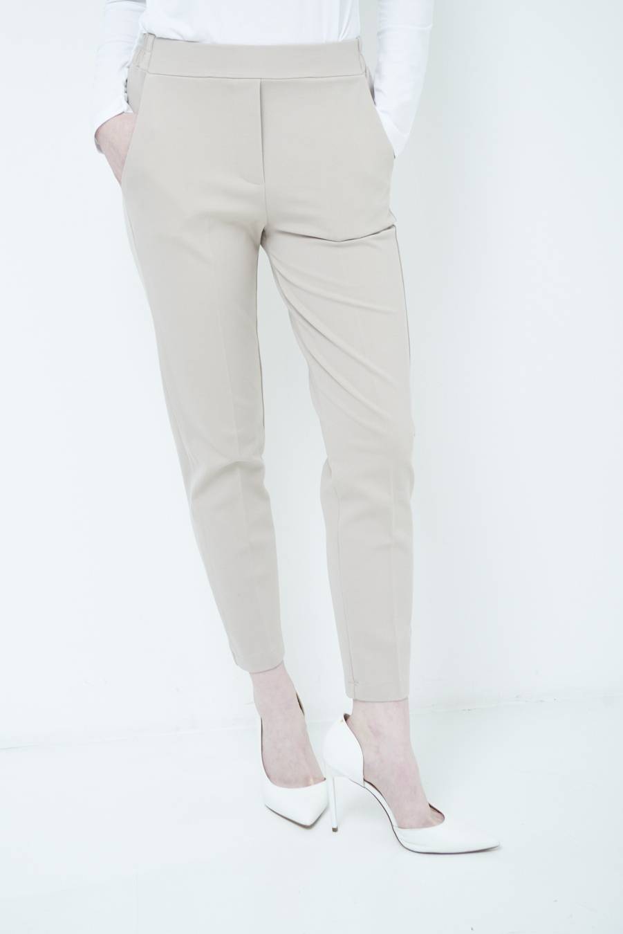 Kikisix PANTALONE SIGARETTA BEIGE