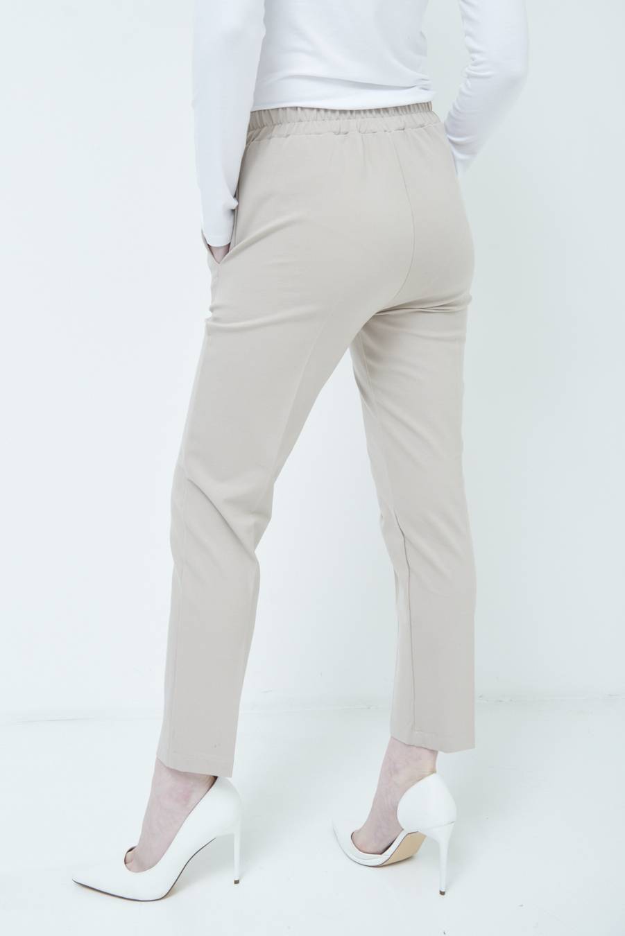 Kikisix PANTALONE SIGARETTA BEIGE