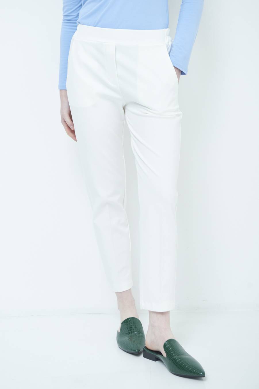 Kikisix PANTALONE SIGARETTA BURRO