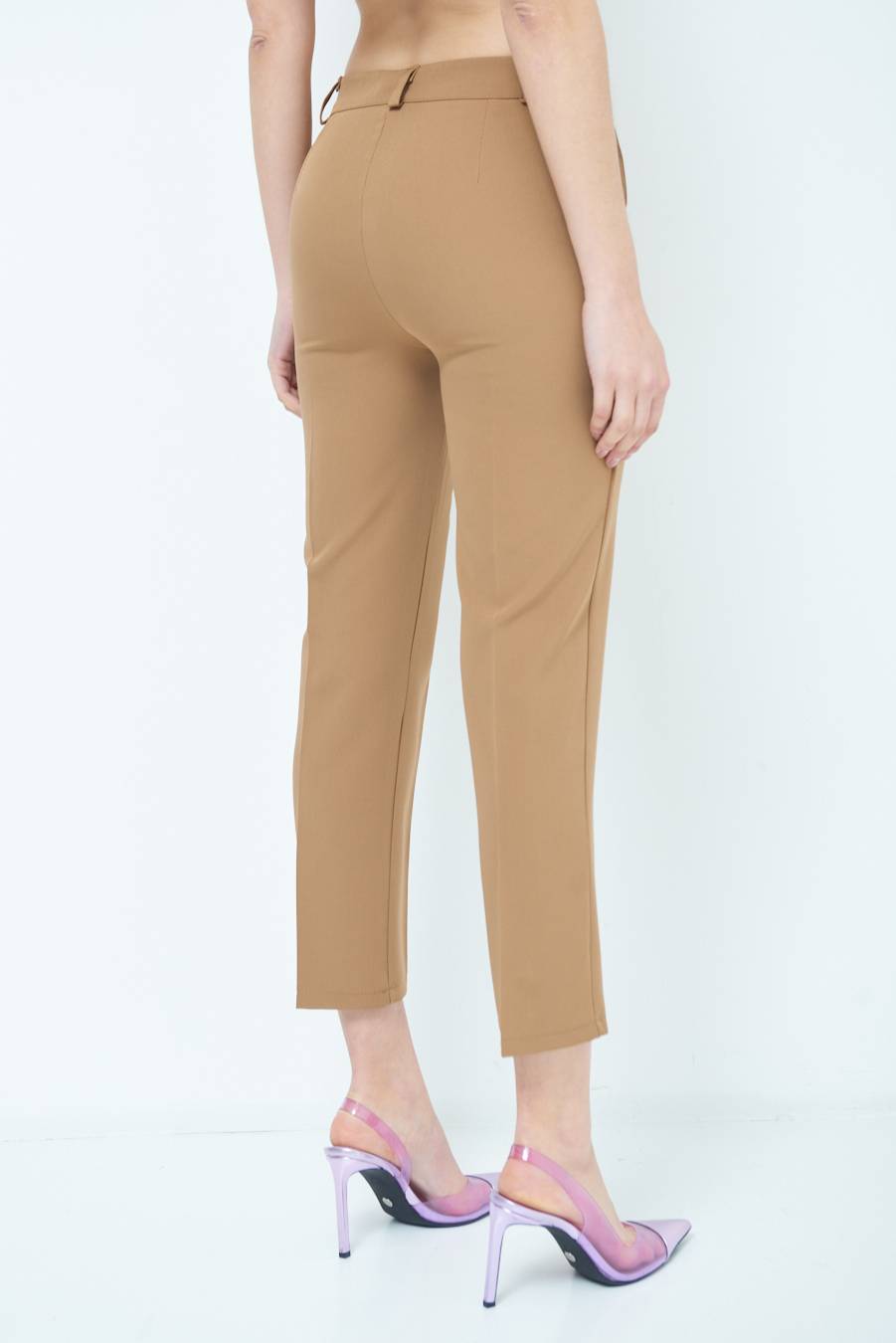 Kikisix PANTALONE SIGARETTA FANGO