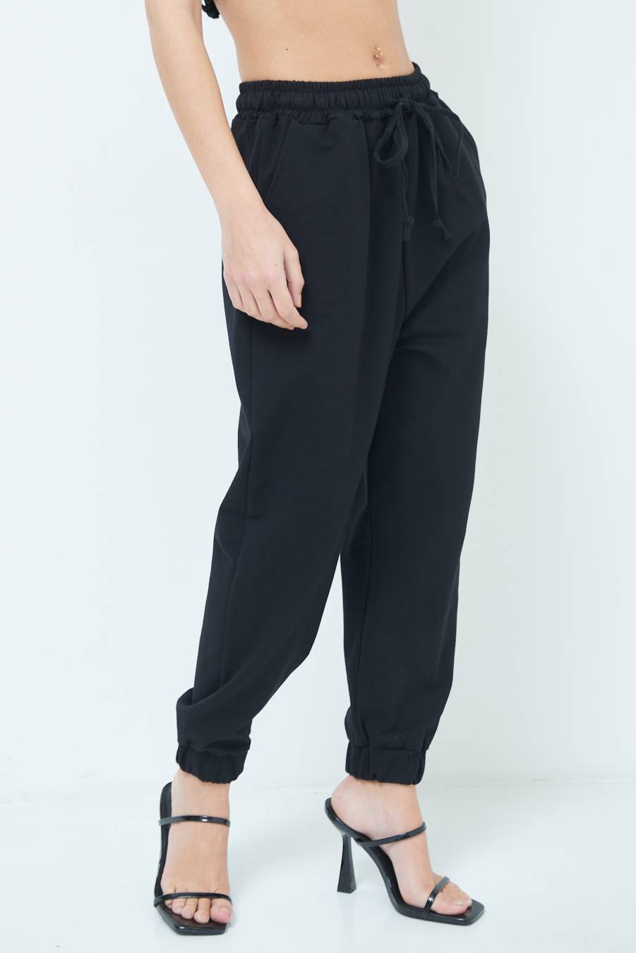 Kikisix PANTALONE TUTA NERO