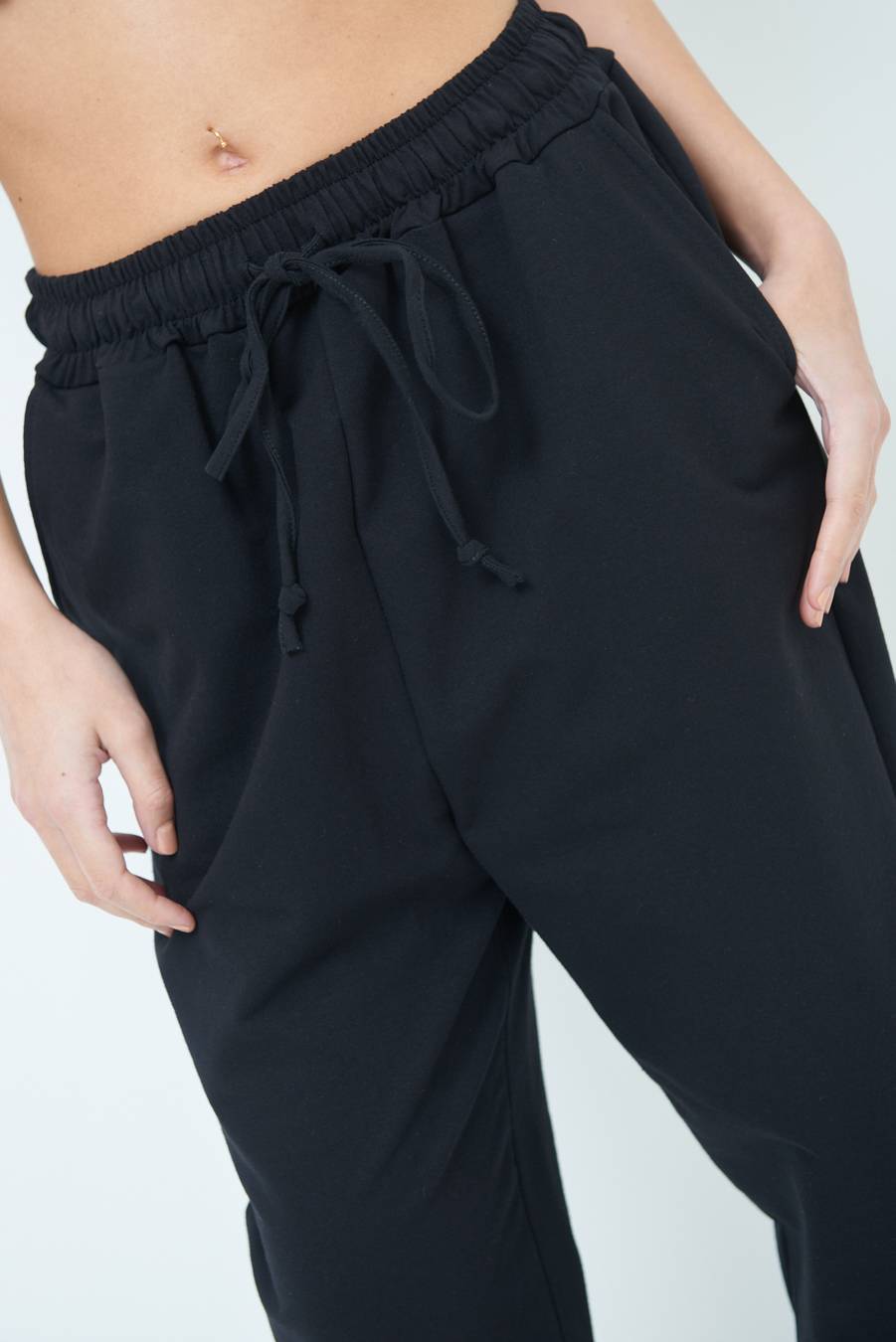 Kikisix PANTALONE TUTA NERO