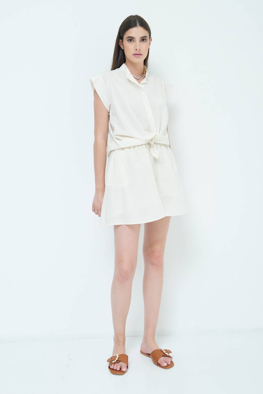 Kikisix SHORTS CON TASCHE BURRO