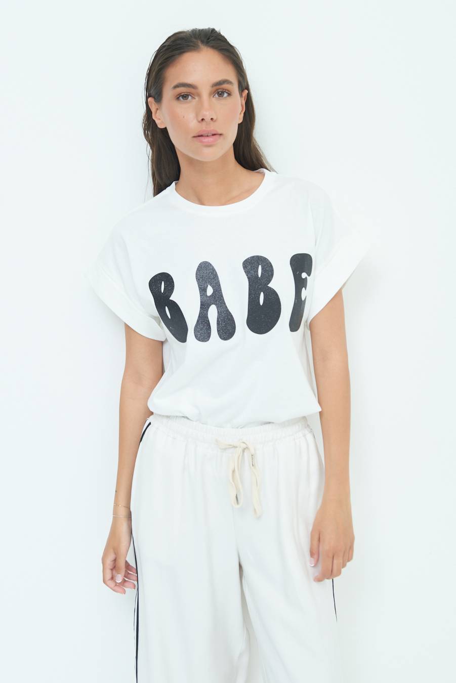 Kikisix T-SHIRT "BABE" NERO