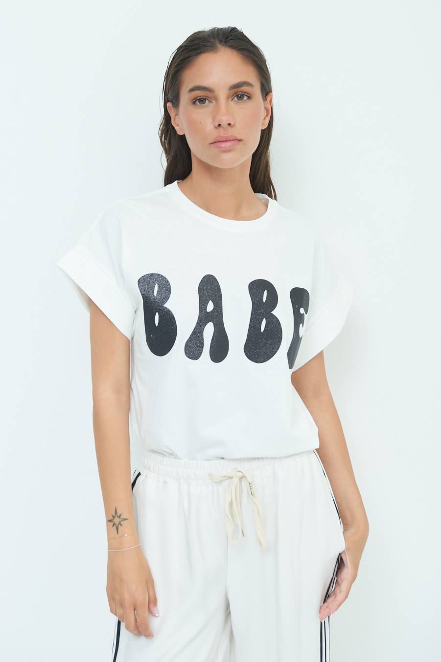 Kikisix T-SHIRT "BABE" NERO