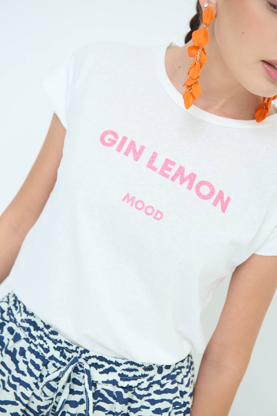 Kikisix T-SHIRT ''GIN LEMON'' BUBBLE