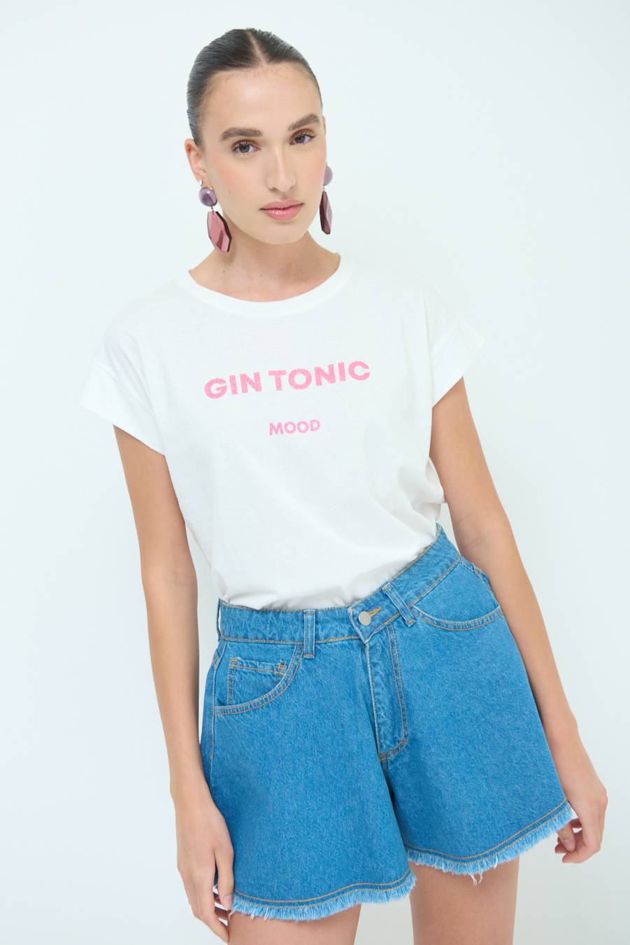 Kikisix T-SHIRT ''GIN TONIC'' BUBBLE