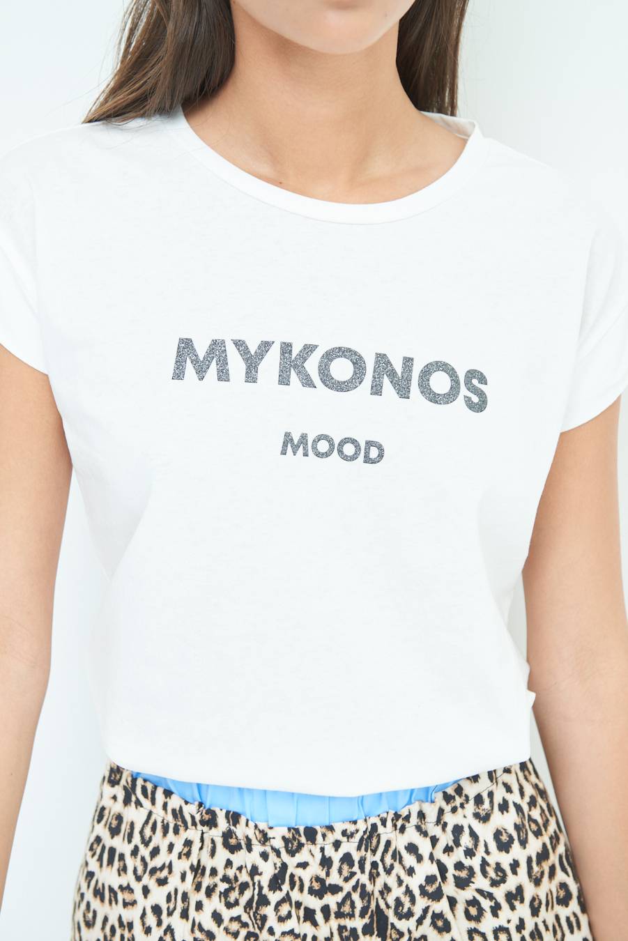 Kikisix T-SHIRT ''MYKONOS'' NERO