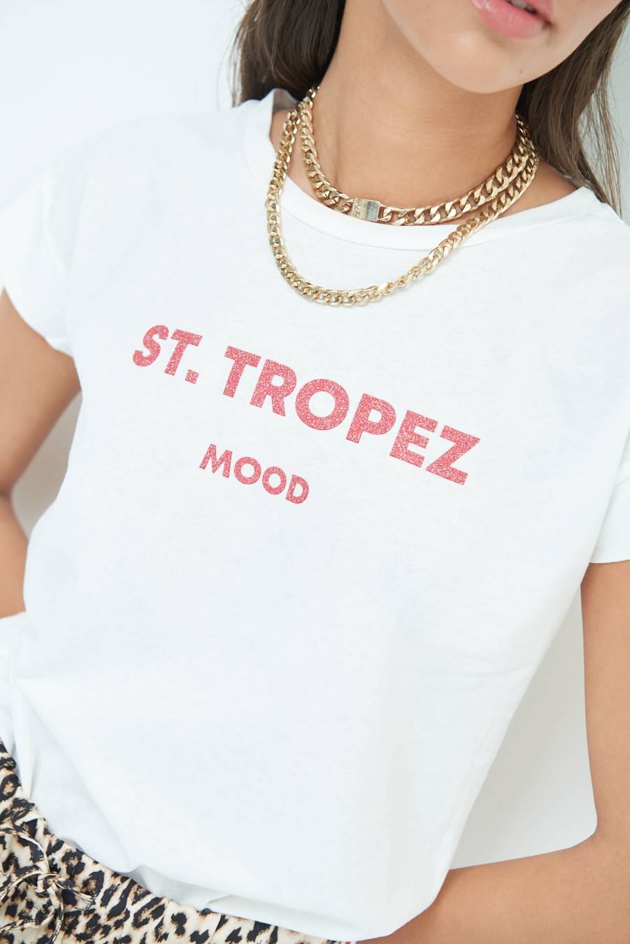 Kikisix T-SHIRT ''ST.TROPEZ'' ROSSO