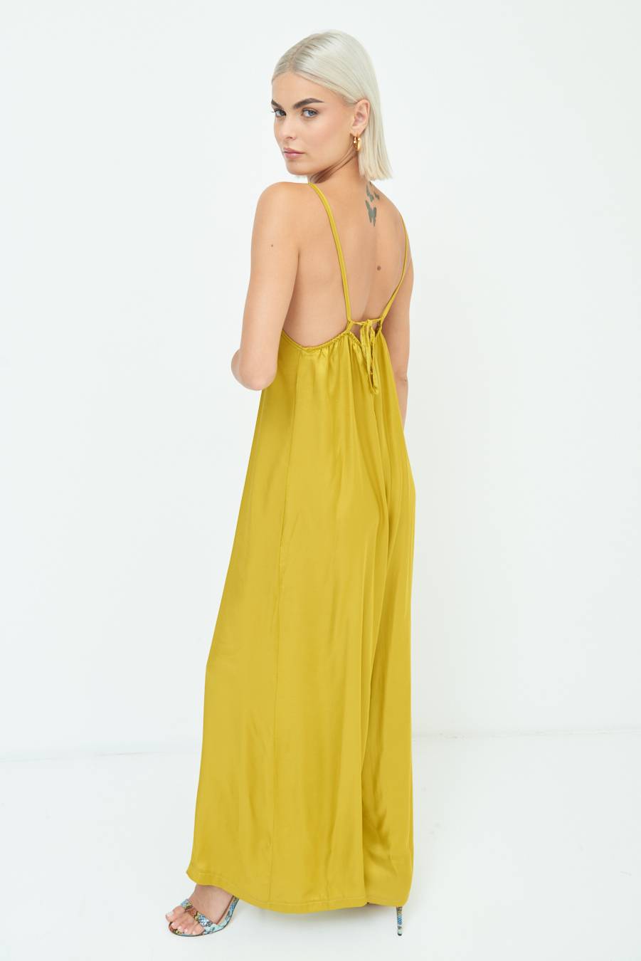 Kikisix TUTA PALAZZO RASO SENAPE