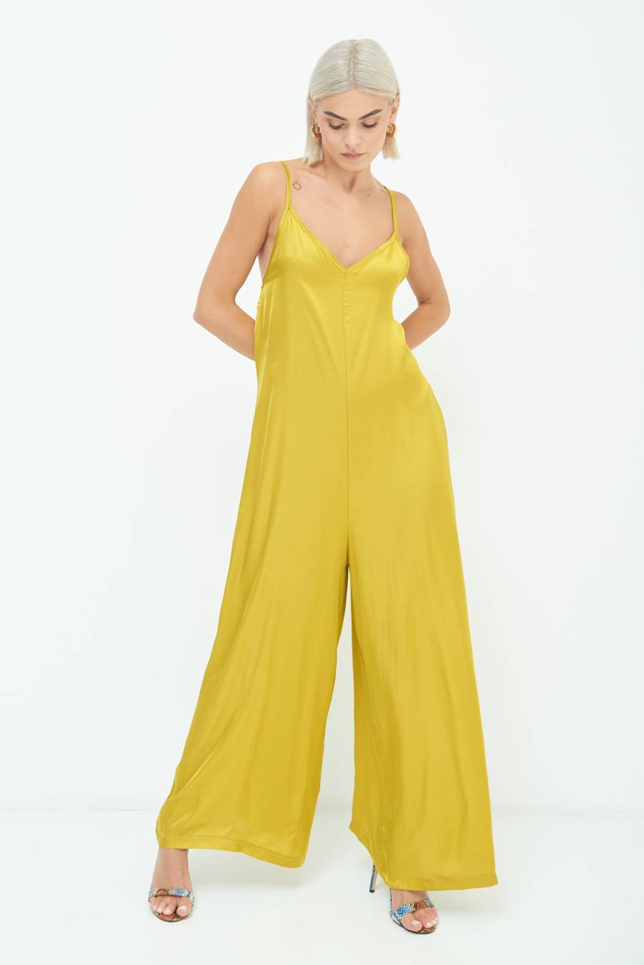 Kikisix TUTA PALAZZO RASO SENAPE