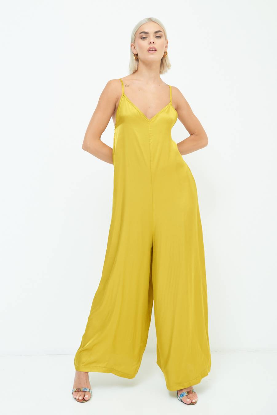 Kikisix TUTA PALAZZO RASO SENAPE